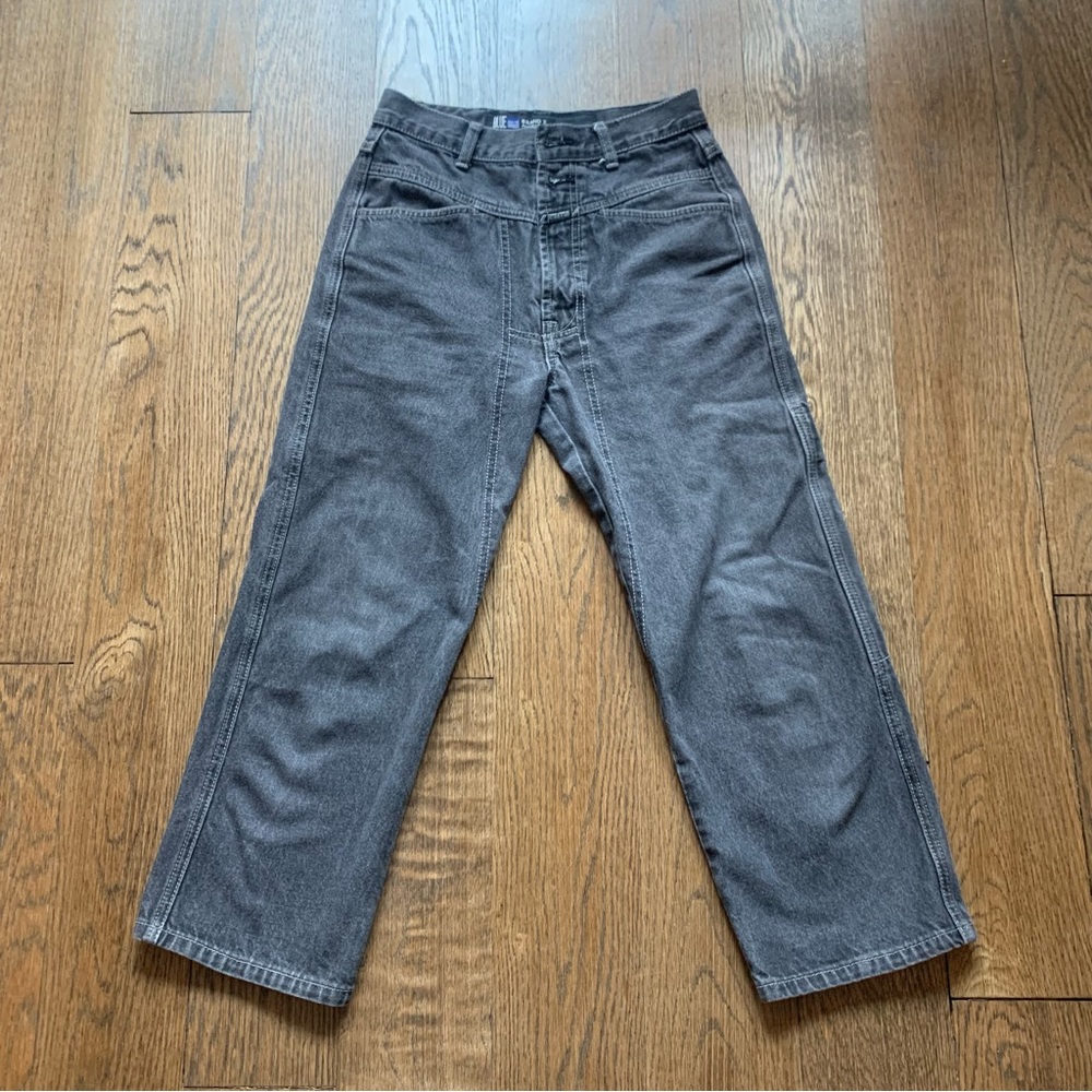Marithe Francois Girbaud | Grey Cropped Jeans | Size 25W